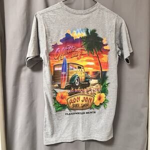 Ron Jon Surf Shop Clearwater Beach T-shirt Size Small Vintage Graphic BR2206